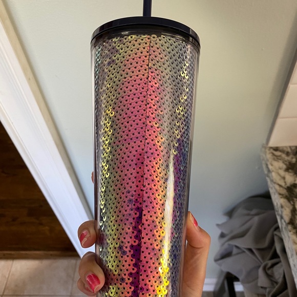 Starbucks holiday 2020 Iridescent Sequin Tumbler - Picture 3 of 3